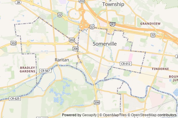 Somerset digital marketing agency - Local SEO in Somerset NJ - GeoGrid map of Somerset NY visibility