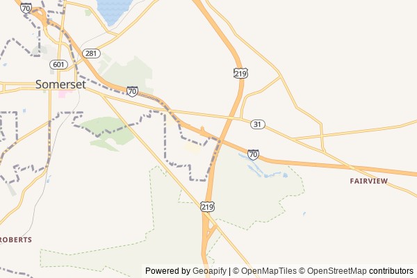 Somerset digital marketing agency - Local SEO in Somerset PA - GeoGrid map of Somerset NY visibility