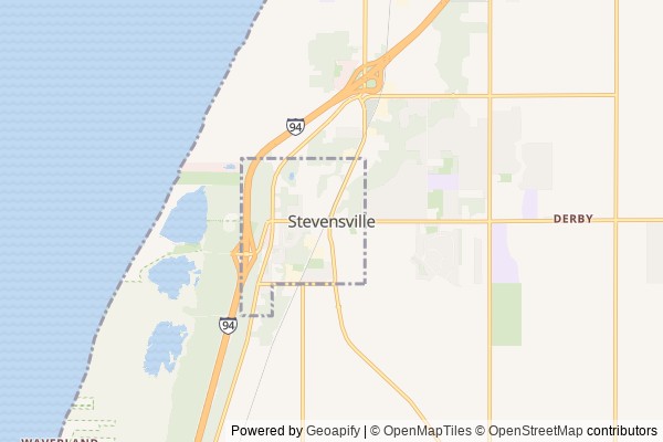 Stevensville digital marketing agency - Local SEO in Stevensville MI - GeoGrid map of Stevensville NY visibility