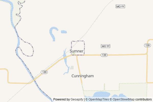Sumner digital marketing agency - Local SEO in Sumner MO - GeoGrid map of Sumner NY visibility