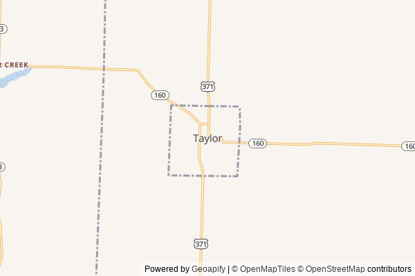 Taylor digital marketing agency - Local SEO in Taylor AR - GeoGrid map of Taylor NY visibility