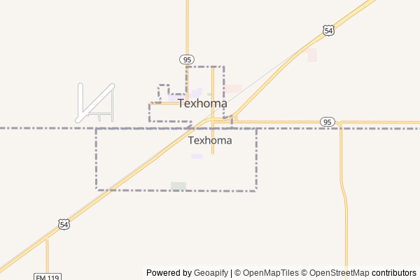 Texhoma digital marketing agency - Local SEO in Texhoma TX - GeoGrid map of Texhoma NY visibility