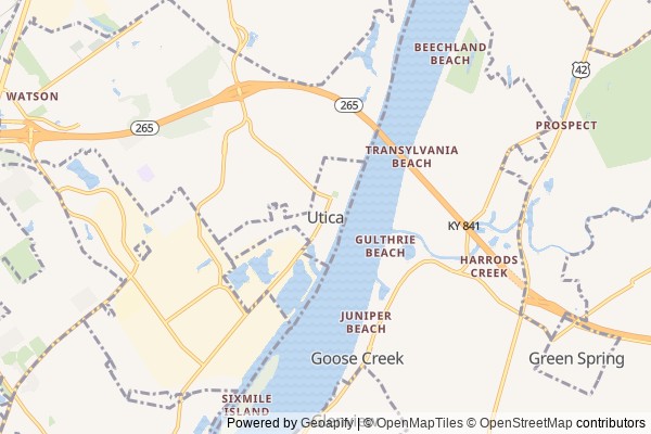 Utica digital marketing agency - Local SEO in Utica IN - GeoGrid map of Utica NY visibility