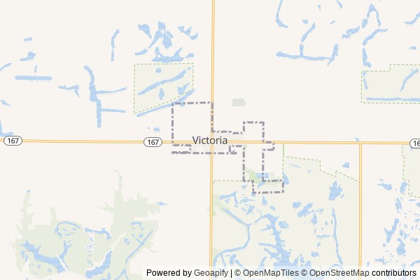 Victoria digital marketing agency - Local SEO in Victoria IL - GeoGrid map of Victoria NY visibility