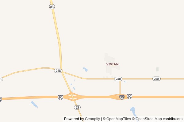 Vivian digital marketing agency - Local SEO in Vivian SD - GeoGrid map of Vivian NY visibility