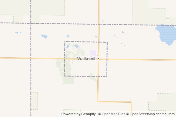 Walkerville digital marketing agency - Local SEO in Walkerville MI - GeoGrid map of Walkerville NY visibility