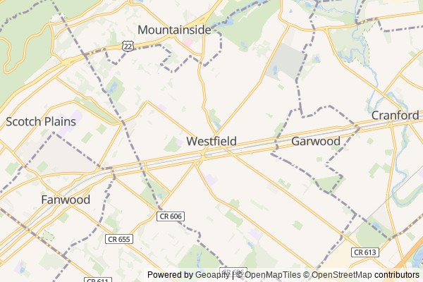 Westfield digital marketing agency - Local SEO in Westfield NJ - GeoGrid map of Westfield NY visibility