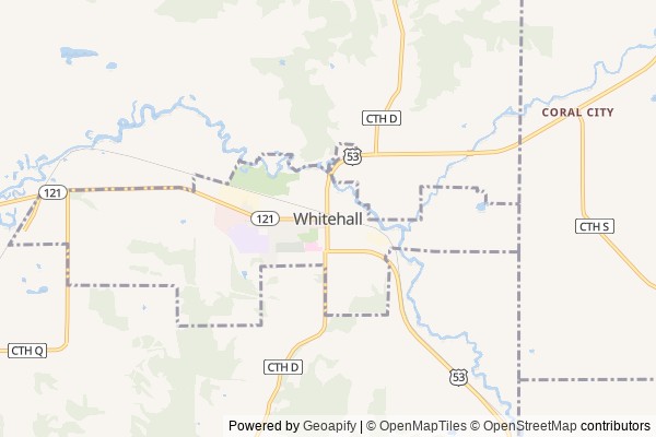 Whitehall digital marketing agency - Local SEO in Whitehall WI - GeoGrid map of Whitehall NY visibility